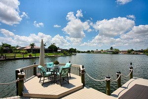 View from Dock over Gulf Access Basin