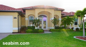 Front View of Luxury Cape Coral Home for Sale