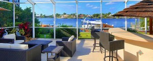 Home For Sale in Cape Harbour Gulf access Boat Dock