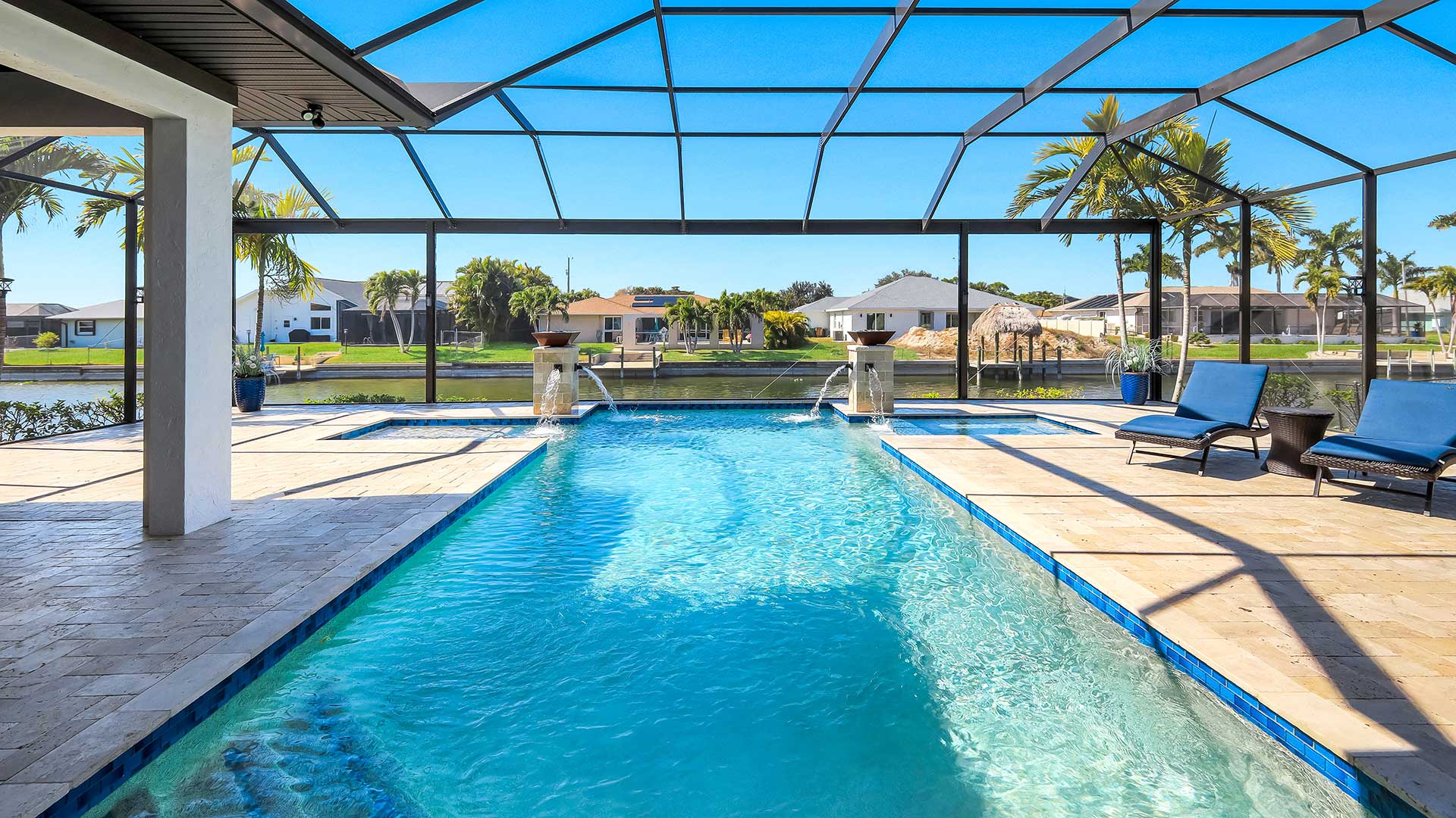 Villa MIKALIRO with Resort-Style Pool and Waterfall 4