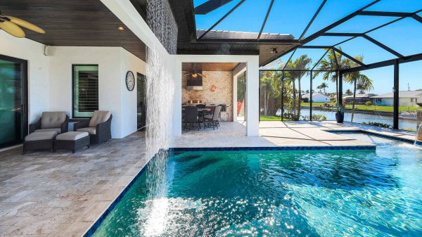 Villa MIKALIRO with Resort-Style Pool and Waterfall 3