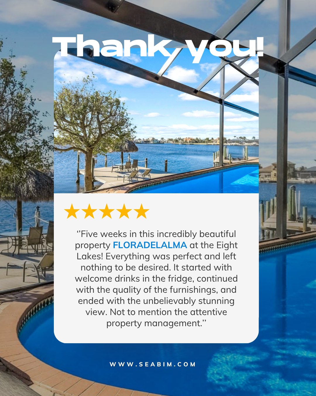 A 5-week stay… and not a single thing missing.
That’s FLORADELALMA. 🌊

Book now: link in bio!

 #VacationRental #PrivatePool #FloridaVacation #Gulf...