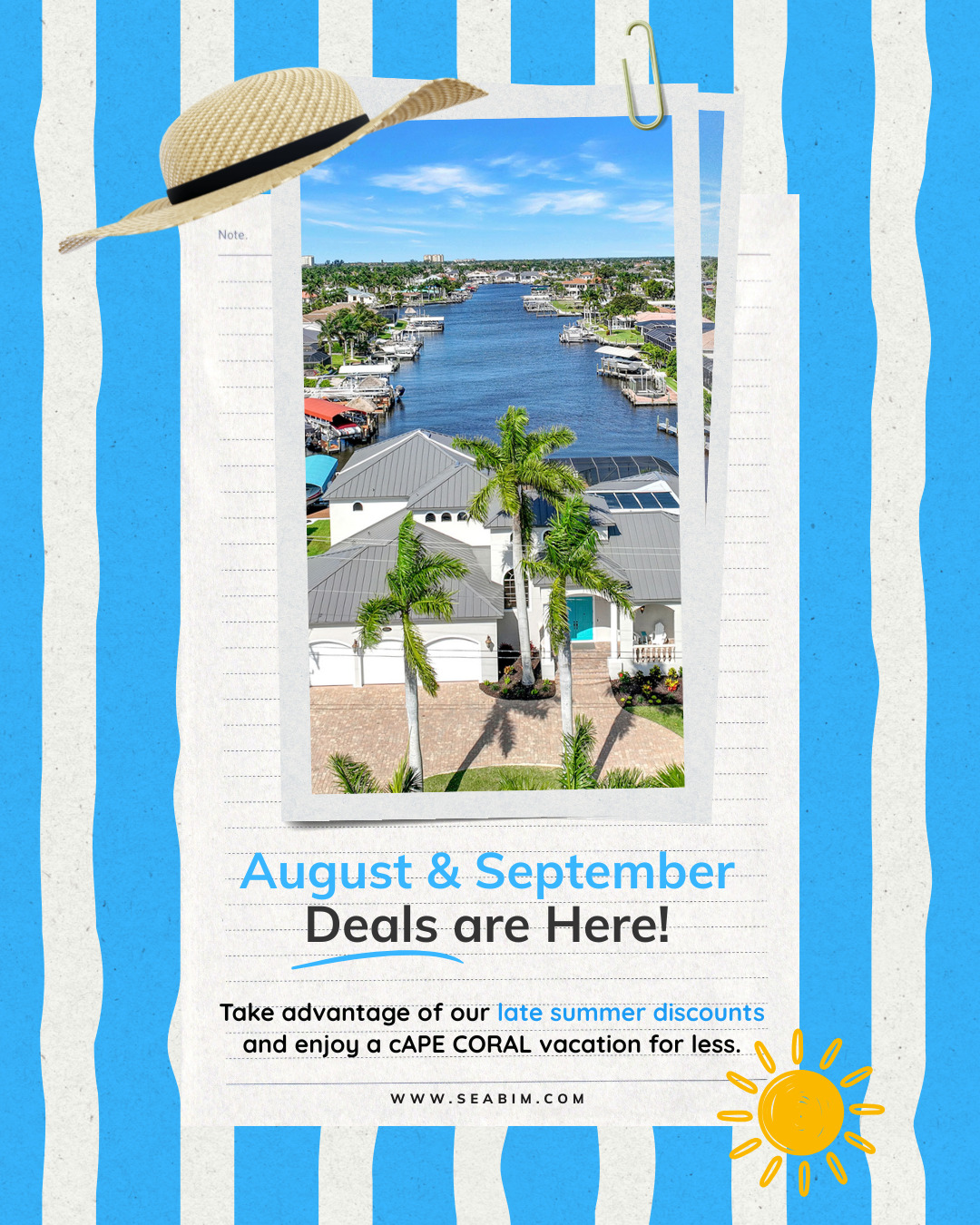 Still dreaming of a Florida vacation this summer? There's still time!

Take advantage of our last-minute deals for August & September 2026 and enjo...