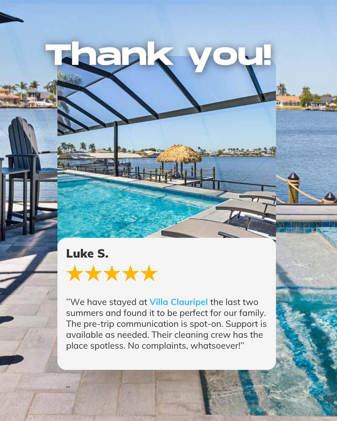 We love hearing from guests who choose to come back. 🤗

Explore our villas: link in bio!

#VacationRental #PrivatePool #FloridaVacation #GulfAccess...