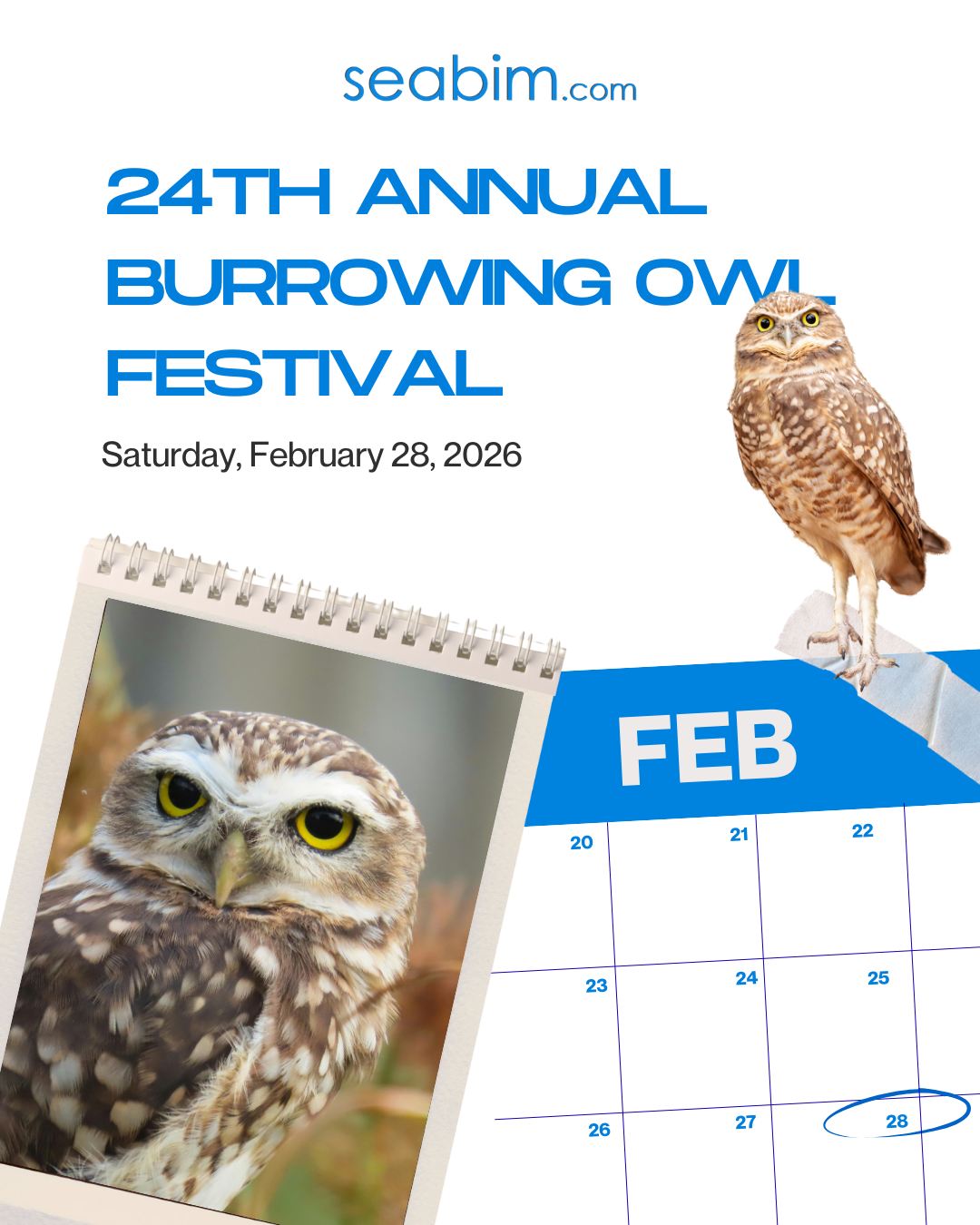🦉 Mark your calendars!
Saturday, February 28, 2026 | 10 AM – 4 PM
Rotary Park, Cape Coral

✨ What’s waiting for you:
Live animals & up-close wildli...