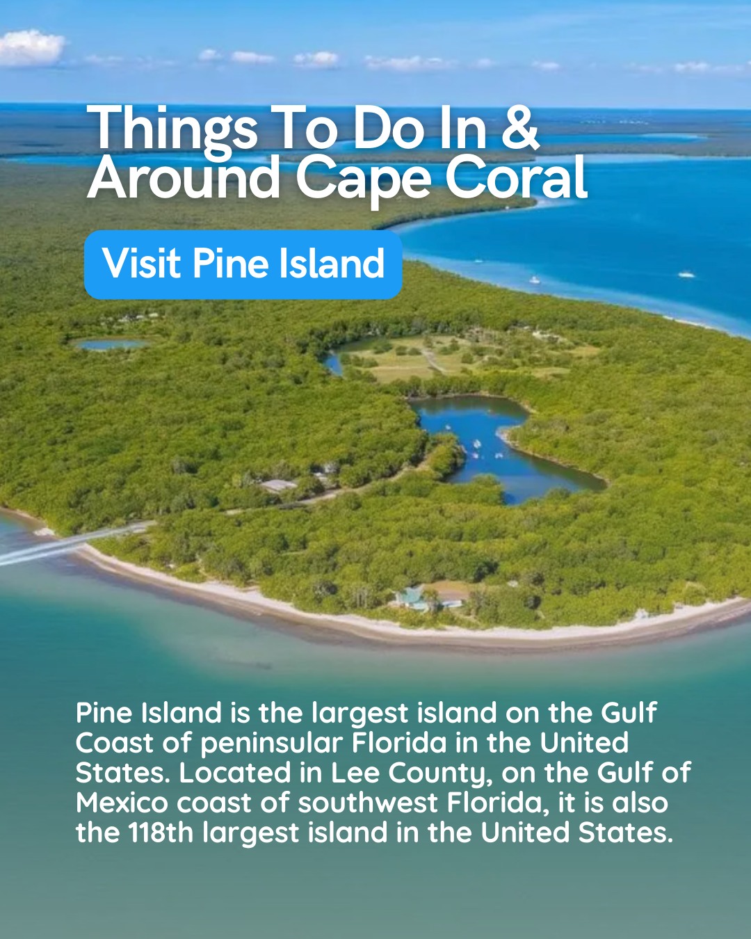 Not enough people talk about Pine Island and honestly that's the best thing about it. 🌴 

Just a short drive from Cape Coral, Pine Island is the la...