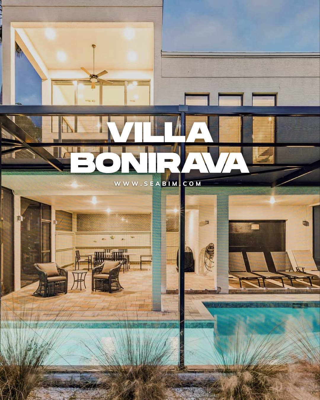 Brand new in 2026, Villa BONIRAVA is your private villa in beautiful Bonita Springs, just minutes from the beach and designed for laid-back Florida...