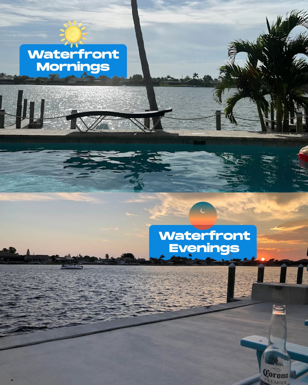 From your first coffee to your last sunset… waterfront living makes every moment special. 🌅

#VacationRental #PrivatePool #FloridaVacation #GulfAcc...