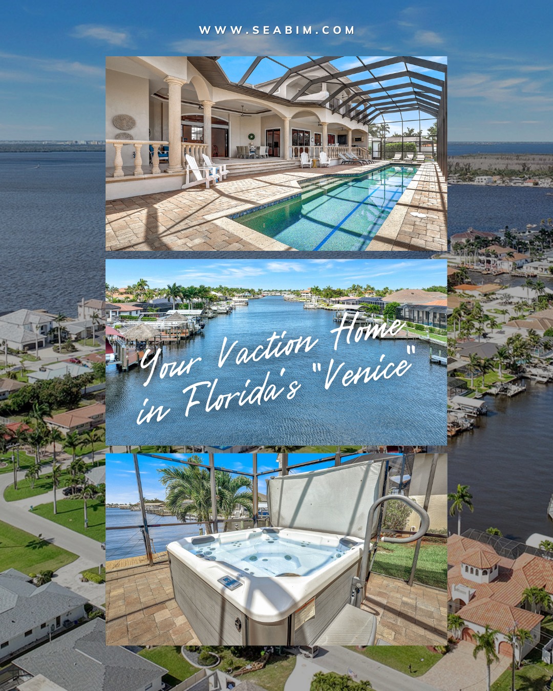 Step into Villa Boeyaro, your perfect vacation home in Florida’s very own “Venice.” 🐬
Private dock, sunny canals, and a pool ready for pure chill t...